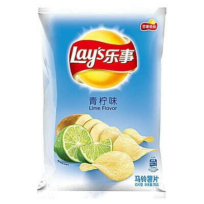 Чипсы Lays со вкусом лайма, 70г