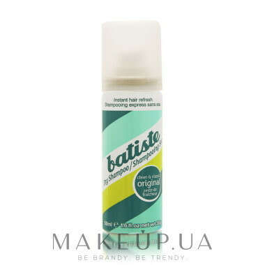 Сухой шампунь - Batiste Dry Shampoo Clean and Classic Original ✔ 99 грн.! ☛ Покупайте в MakeUp™