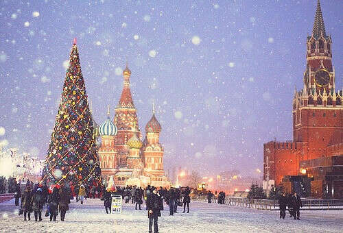 new year on red square