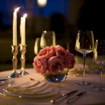 Романтический ужин в ресторане
