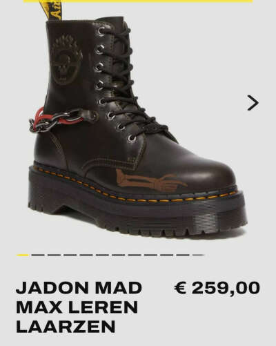 Jason Mad Max leren laarzen