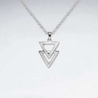 The Triangles Sterling Silver Pendant