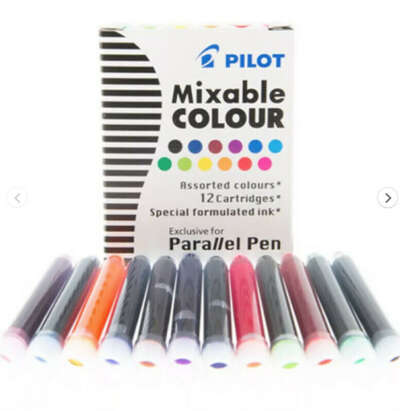 Набор картриджей PILOT для Parallel Pen 12 цветов