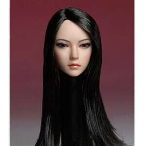 Head: Super Duck Asian Head Ver. 2 w/Black Hair (SUD-SDH002B)