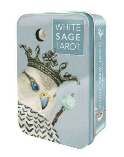 White Sage Tarot in a Tin / Таро Белых Сов в жестяной коробке