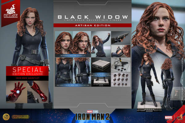 Hot Toys: Iron Man 2 — Black Widow Artisan Edition (Special Edition)