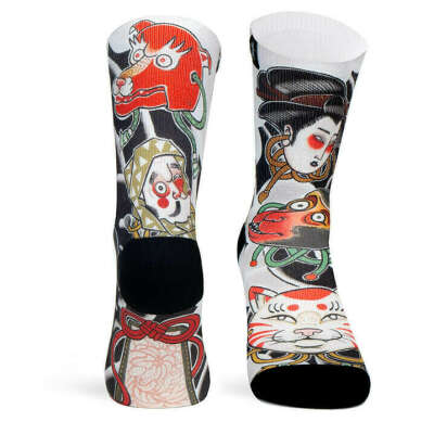 NOHMEN by Cisco Ksl · Japanese Tattoo Socks with Masks · Pacific and Co.