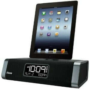 IDL45 iHome clock radio with FM lightning for iPhone iPod iPad