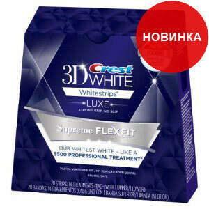 Crest 3D White Whitestrips Supreme FlexFit