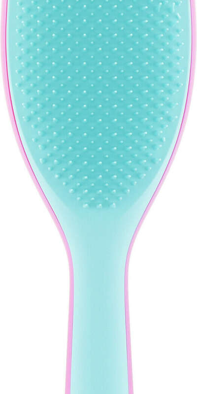 Расческа для волос, розово-голубая Tangle Teezer The Wet Detangler Hyper Pink Large Hairbrush