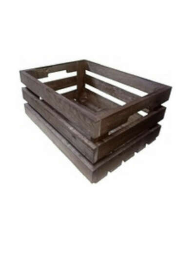 Ящик деревянный "Рейка", три дерева