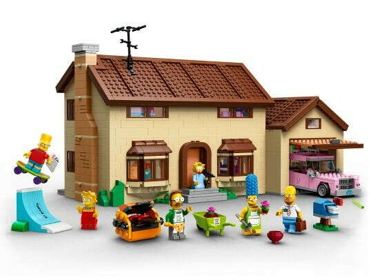 Дом Симпсонов LEGO