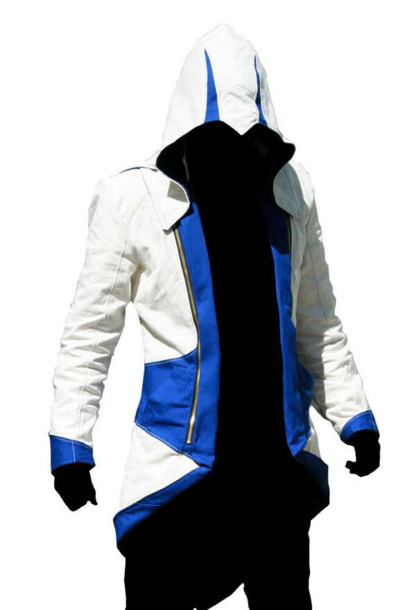 AssassinS Creed III Connor Kenway Coat Jacket Hoodie Cosplay Costume Gabardine