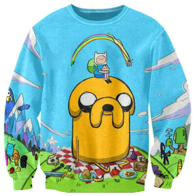 свитшот "Adventure time"