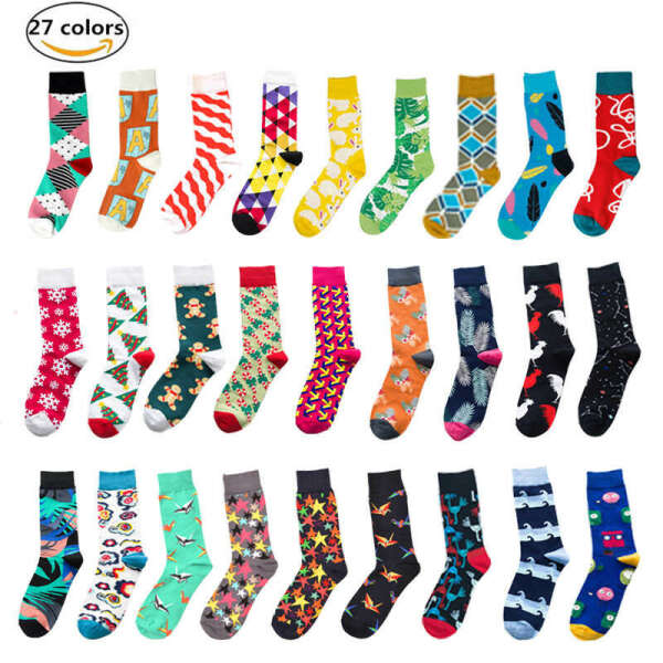 Веселые цветные носки