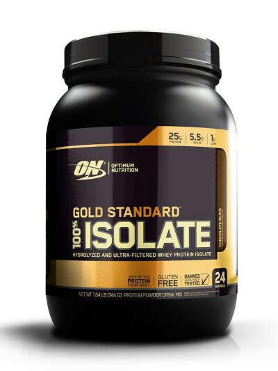 Протеин Gold Standard 100% Isolate 1,64 lb (744 гр.) - Шоколадное блаженство, Optimum Nutrition