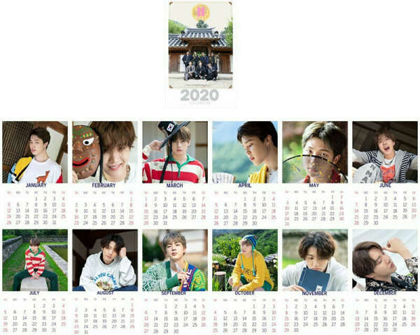 календарь с корейскими мужиками