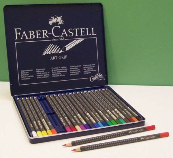 Карандаши Faber-Castell "Art Grip", 24 цвета