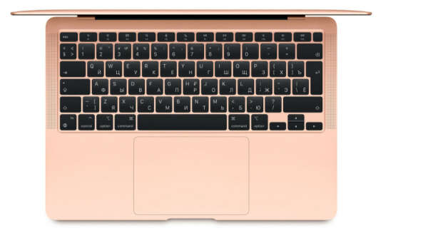Apple MacBook Air (M1, 2020) 16 ГБ, 256 ГБ SSD, золотой