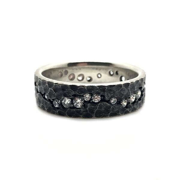 THE MOONLIGHT RING - STERLING SILVER -silver jewelry Dubai