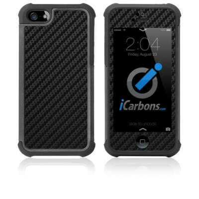 iPhone 5 / 5S HD Skin Case - Carbon Fiber