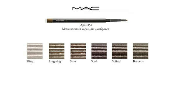 MAC Механический карандаш для бровей Strut