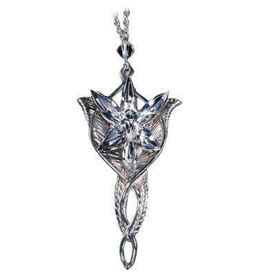 The Lord of the Rings Sterling Silver Arwen Evenstar Pendant |