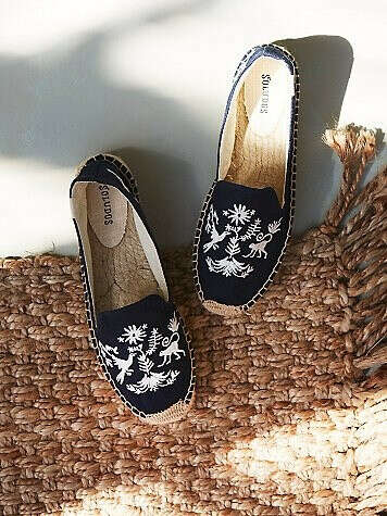 Free People Santorini Embroidered Espadrille