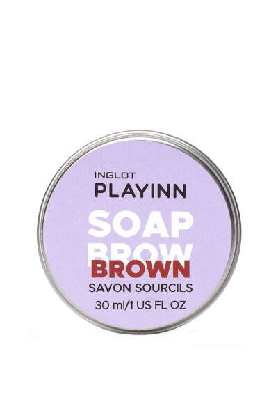 Гель для бровей Inglot BROW SOAP BROWN, 30 мл, цвет: коричневый, MP002XW0Q228 — купить в интернет-магазине Lamoda
