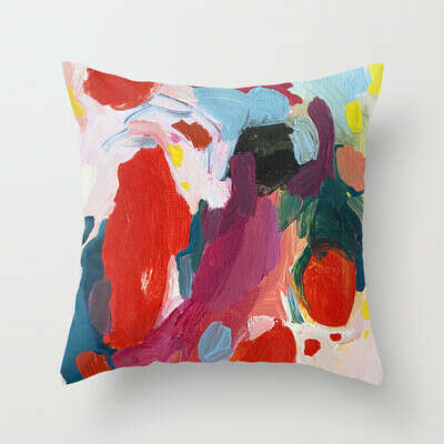 Color Study No. 1 Throw Pillow by Emily Rickard