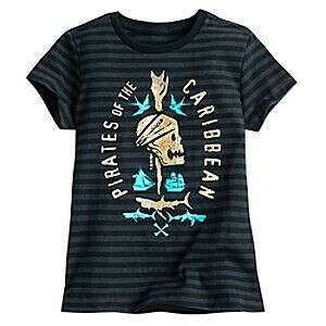 Pirates of the Caribbean: Dead Men Tell No Tales Striped Tee for Girls | Disney Store