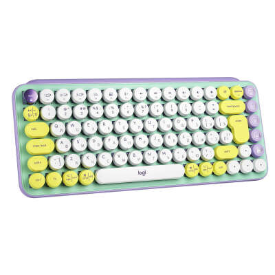 Клавиатура беспроводная Logitech POP KEYS, (Cherry MX Brown), светло-зеленый