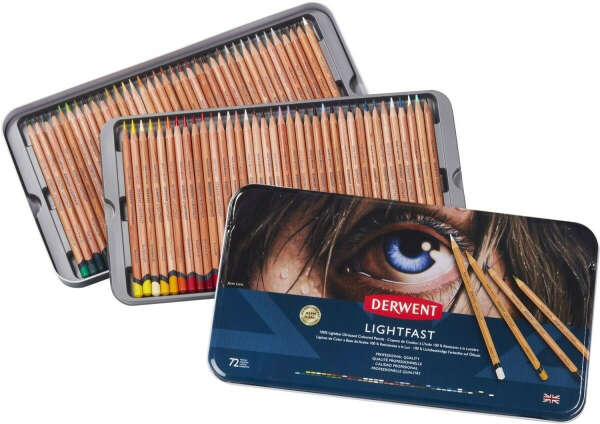 Derwent Lightfast Colored Pencils 72 Count