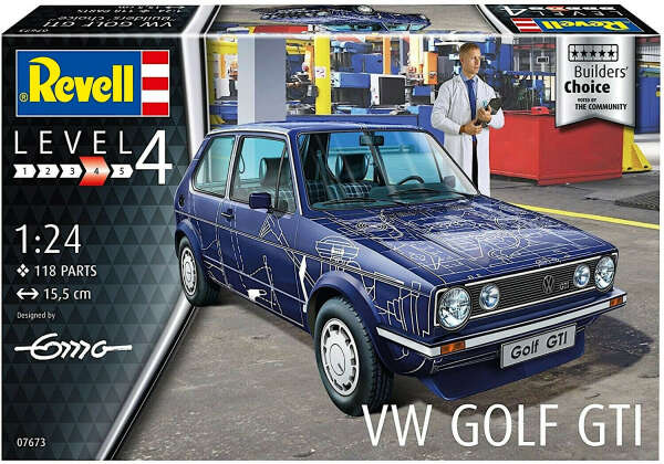 Revell VW Golf GTI "Builders Choice", 1/24, Сборная модель