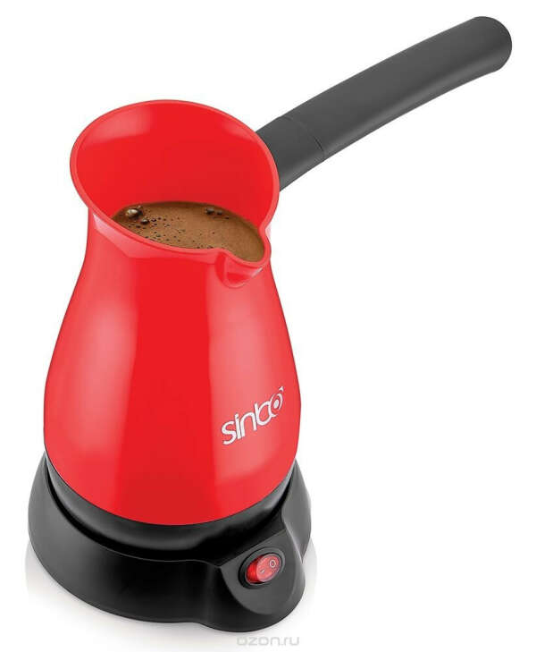 Sinbo SCM 2948, Red кофеварка-турка электрическая