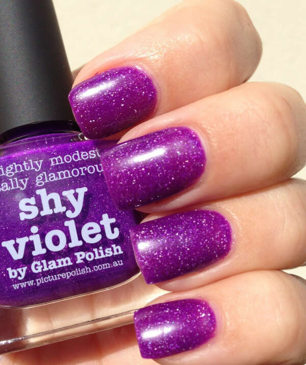 Shy violet by glam polish