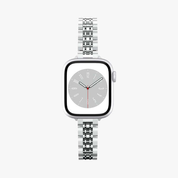 Серебряный ремешок для apple watch 40 mm