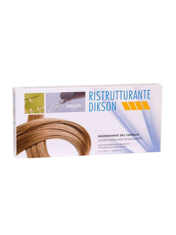 Ампула для восстановления волос Ristrutturante, 12*12 мл, DIKSON