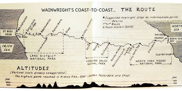The Coast to Coast Walk by Alfred Wainwright