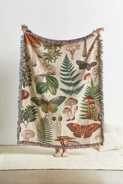 Valley Cruise Press Fantastic Forest Throw Blanket