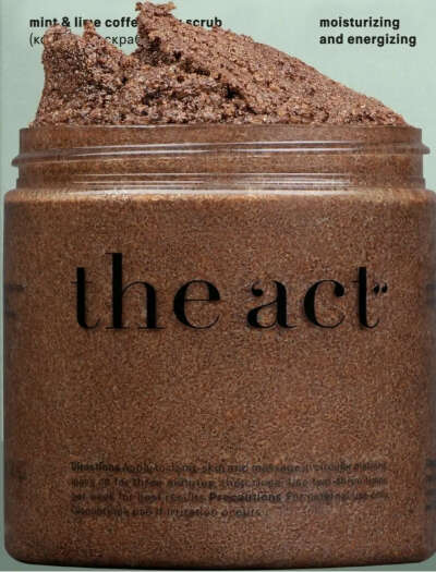 Скраб The Act кофейный шоколад или мята