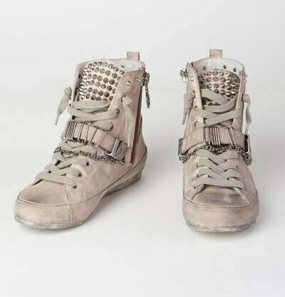 Sam Edelman Alexander Strapped Hi Top Trainers