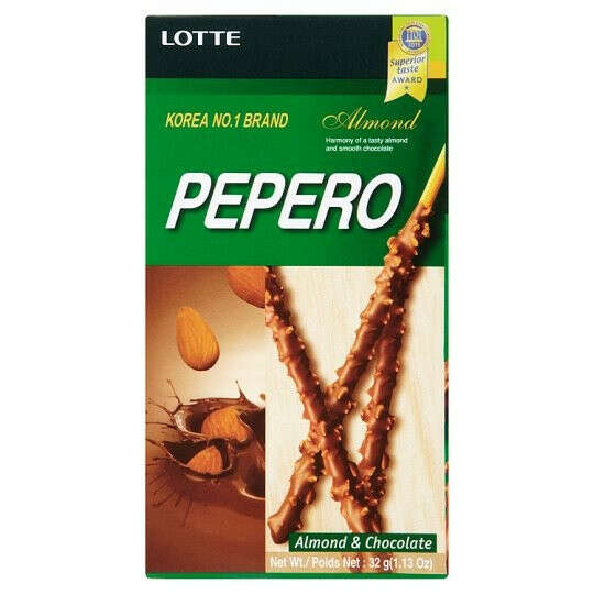 lotte  pepero  almond