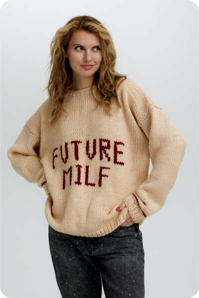 свитер «future milf»