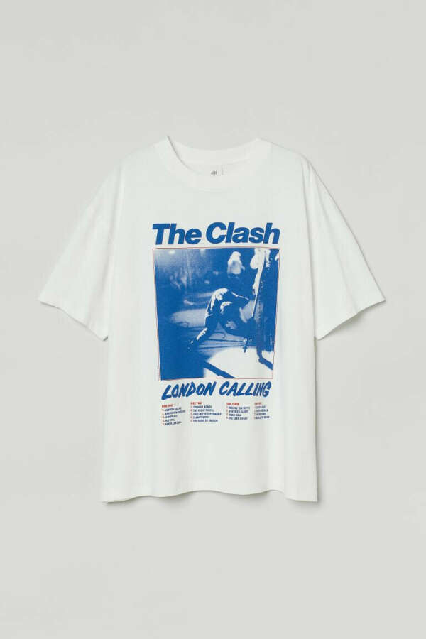 H&M t-shirt the clash london calling size L