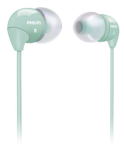 Мятные наушники PHILIPS