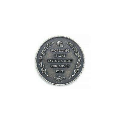 O2 Worry Coin.999 Silver