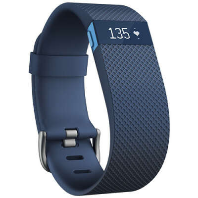 Фитнес браслет Fitbit Charge HR с пульсометром размер L синий