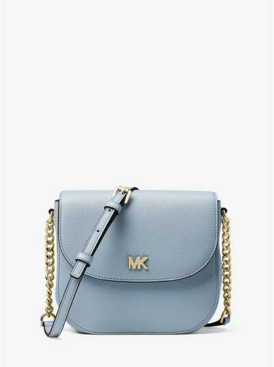 Mott Pebbled Leather Dome Crossbody Bag