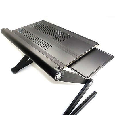Столик для ноутбука ГАРМОНИЯ с системой охлаждения (черный)